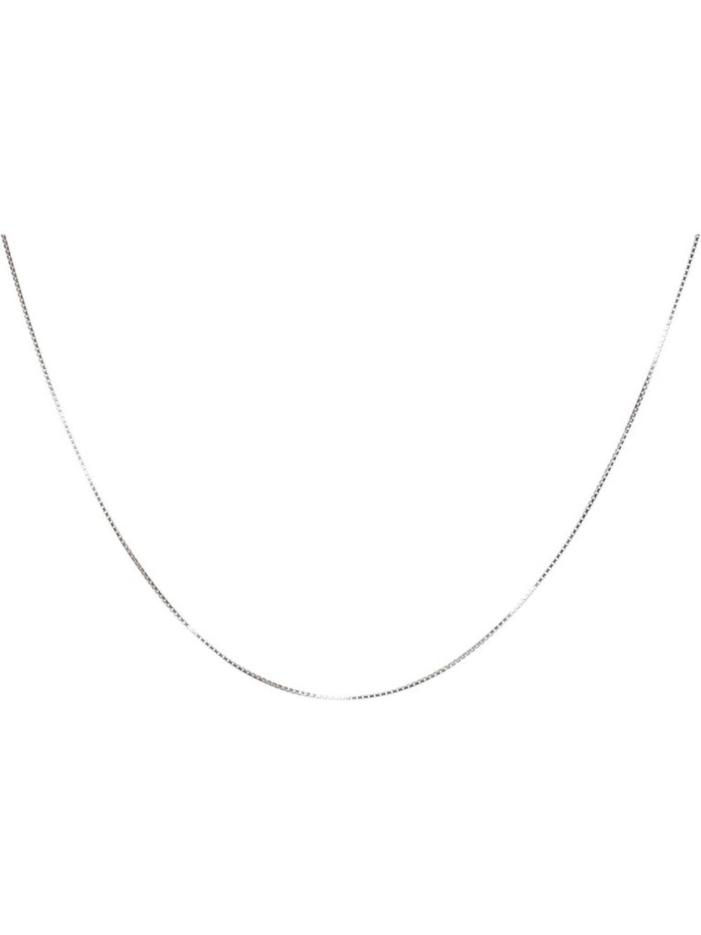 Delicate 925 Sterling Silver Box Chain Necklace - Tiny, Thin, Strong - 14"-30